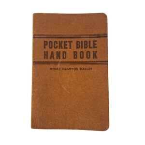 Pocket‎ Bible Hand Book Henry Hampton Halley 1939 Brown 13th Edition Maps Gospel